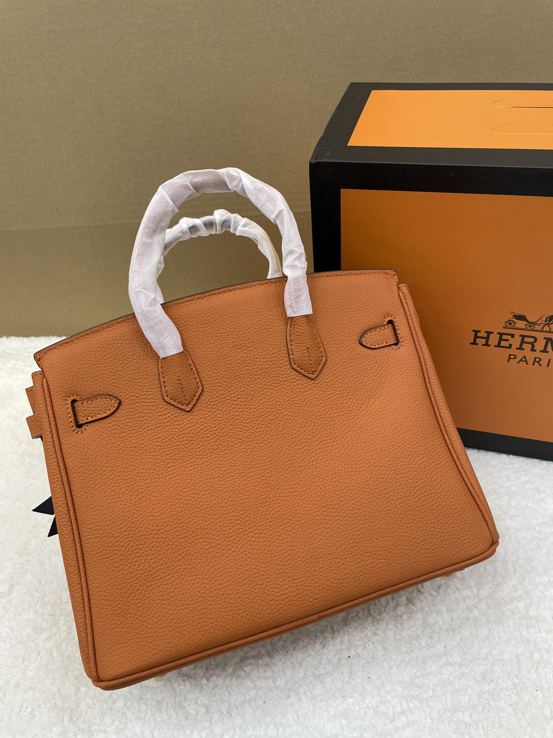 Túi Xách Hermes Birkin Super Màu Cam Size 30cm Full Box