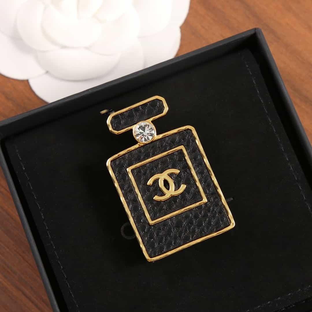 Trâm Cài Áo Chanel Chai Nước Hoa Siêu Cấp Full Box