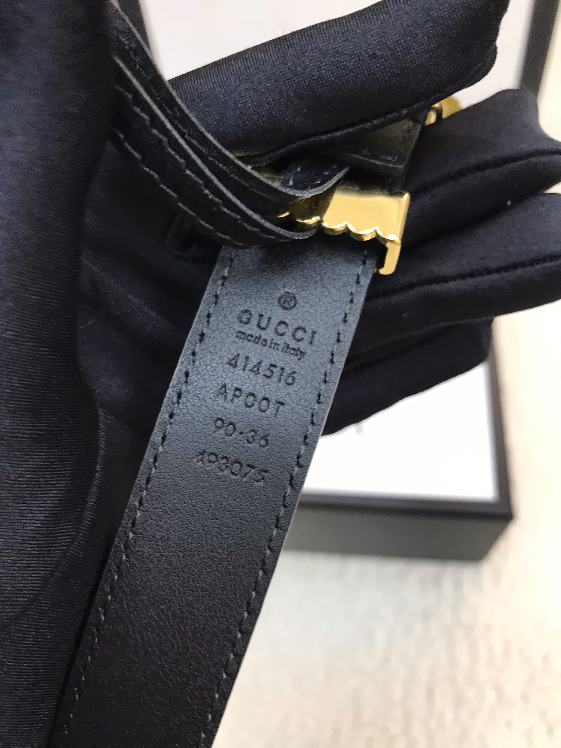 Thắt Lưng Gucci Black Leather Torchon Double G Buckle Belt Siêu Cấp 90-105cm