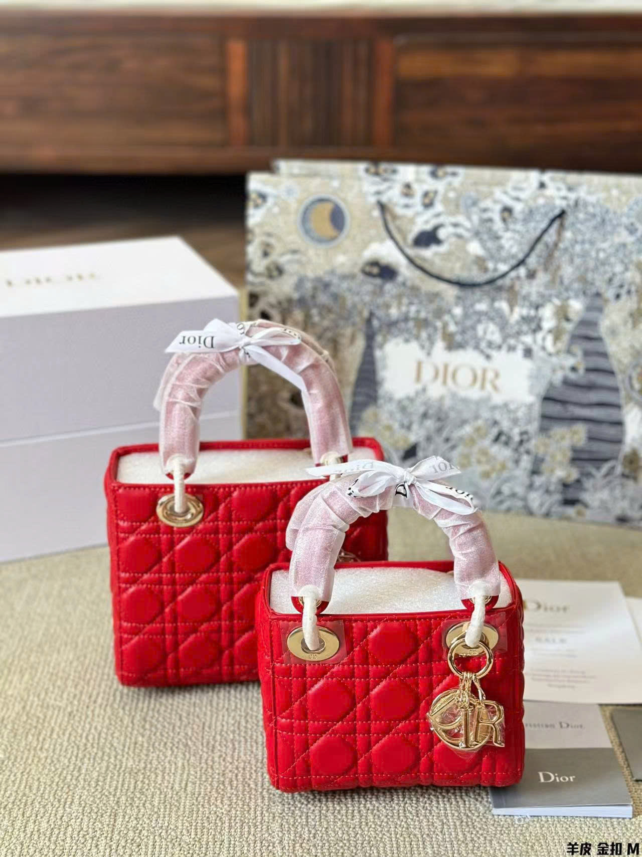 Bảng Màu Túi Lady Dior Super Size 17-20cm