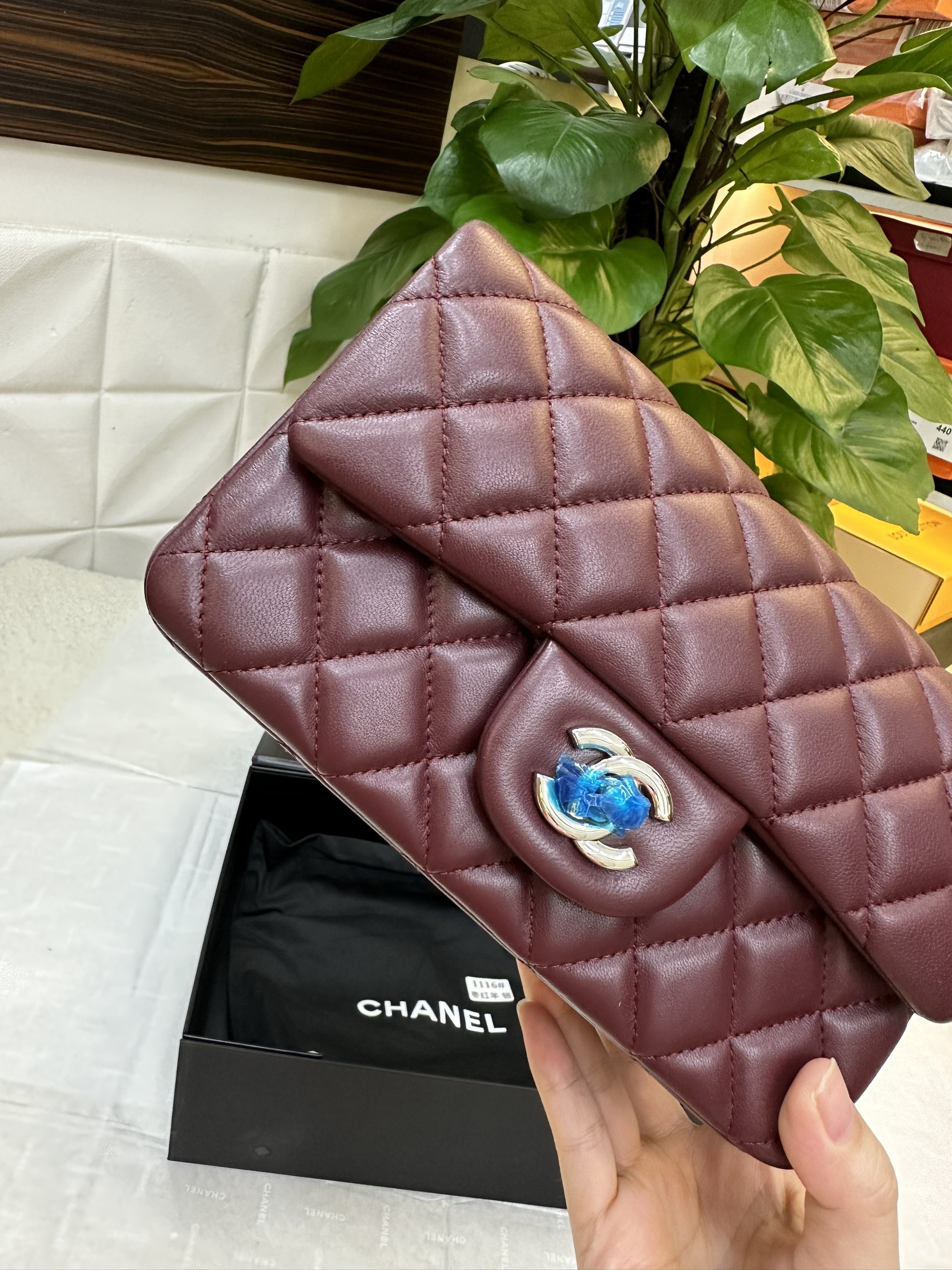 Túi Chanel CLassic Siêu Cấp Màu Đỏ Size 20cm