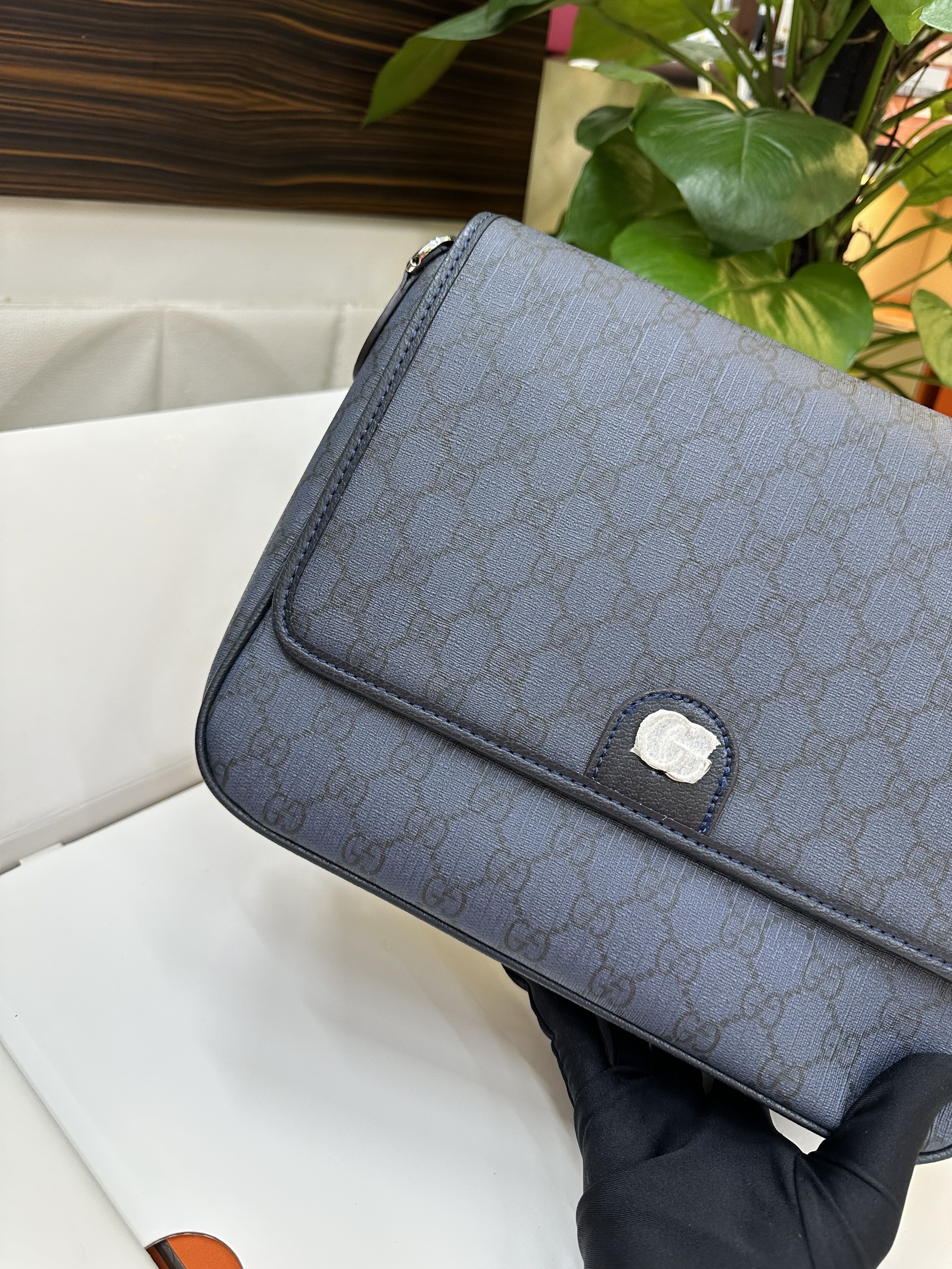 Túi Gucci Ophidia Medium Messenger Bag Màu Xanh Size 28cm Chưa Kèm Box