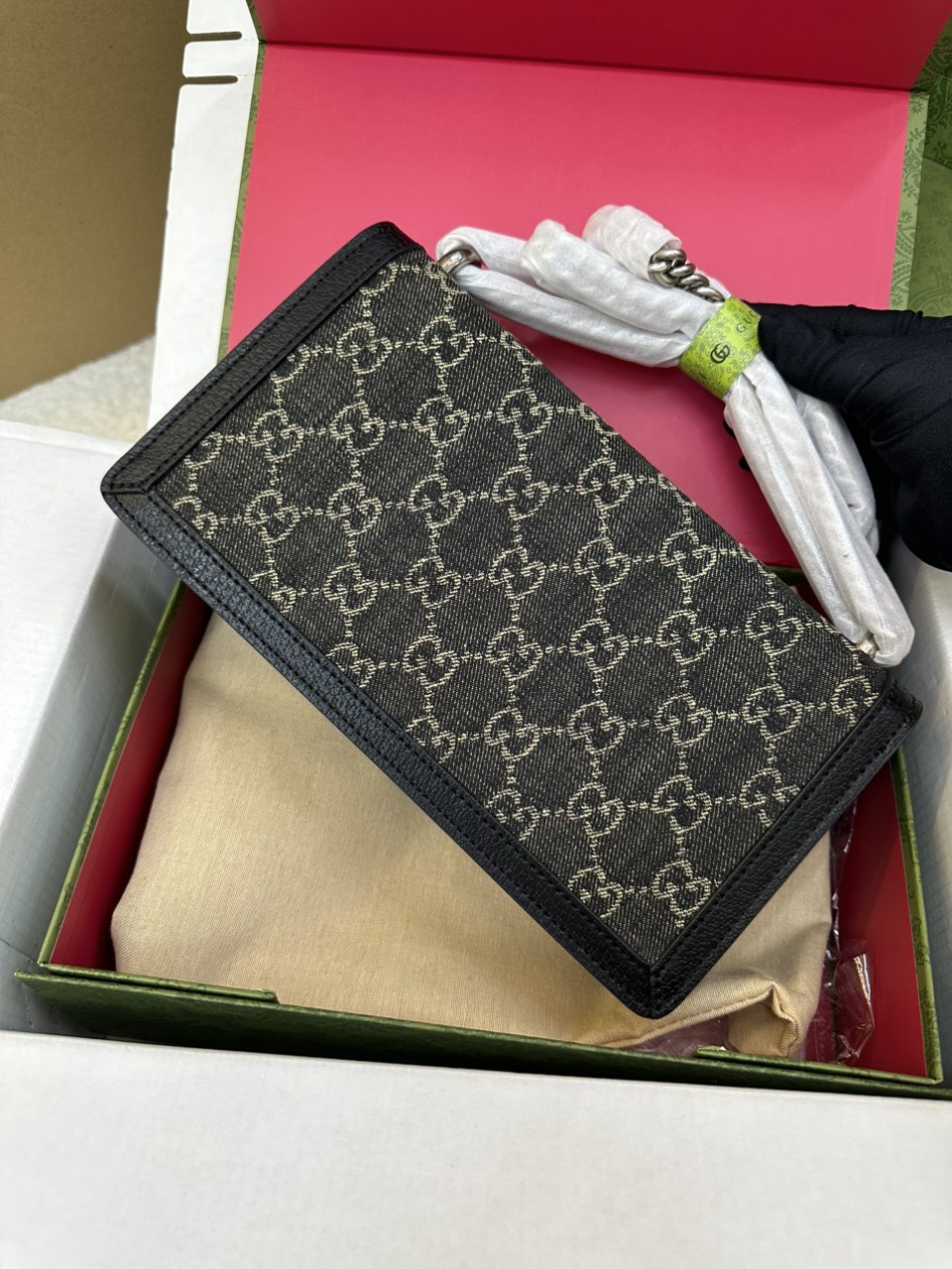 Túi Gucci Dionysus Super Màu Đen Size 25cm