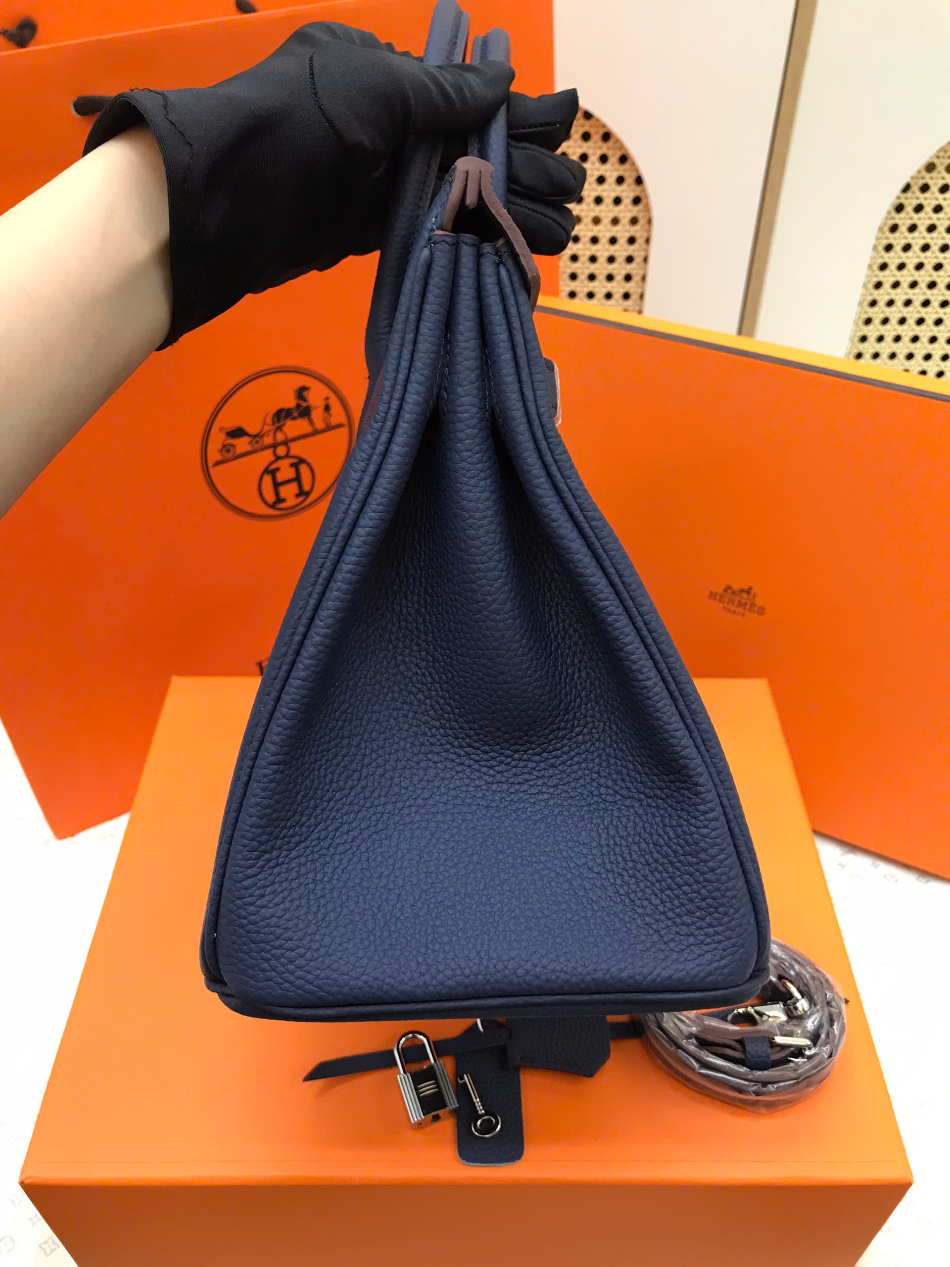 Túi Hermes Birkin Super Màu Xanh Size 30cm