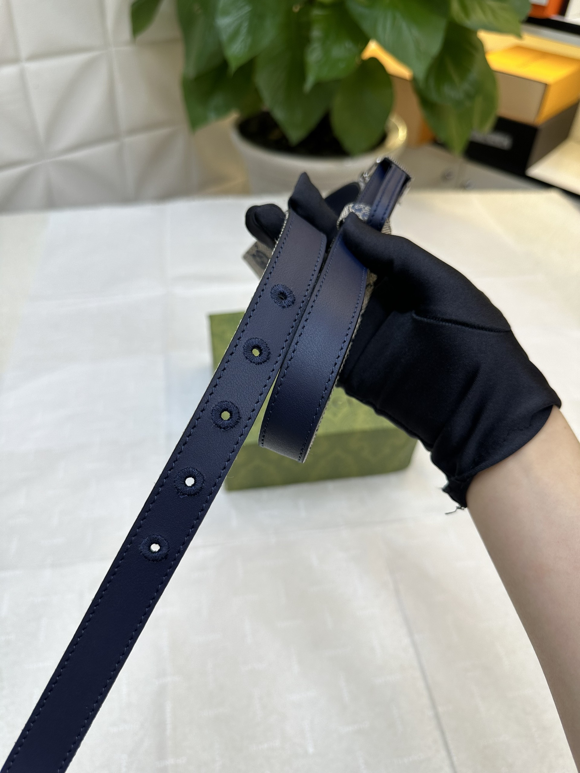 Thắt Lưng GG Marmont Thin Belt Siêu Cấp