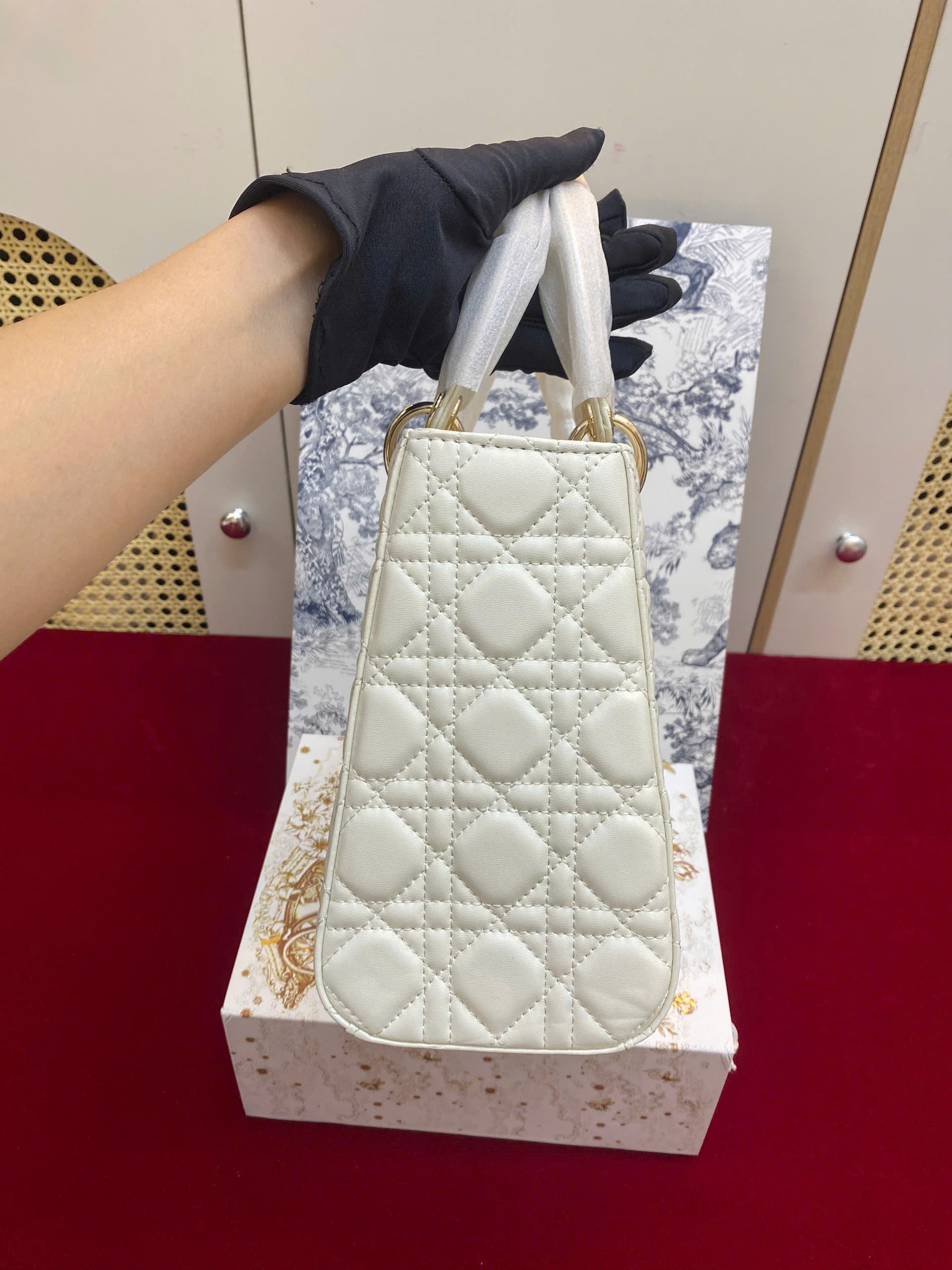 Túi Xách Medium Lady Dior Bag Super Size 24cm
