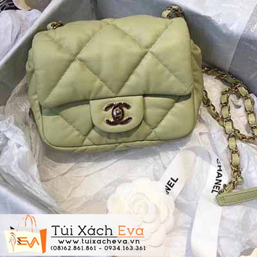 Túi Xách Chanel Small FLap Bag Siêu Cấp Màu Xanh Đẹp.