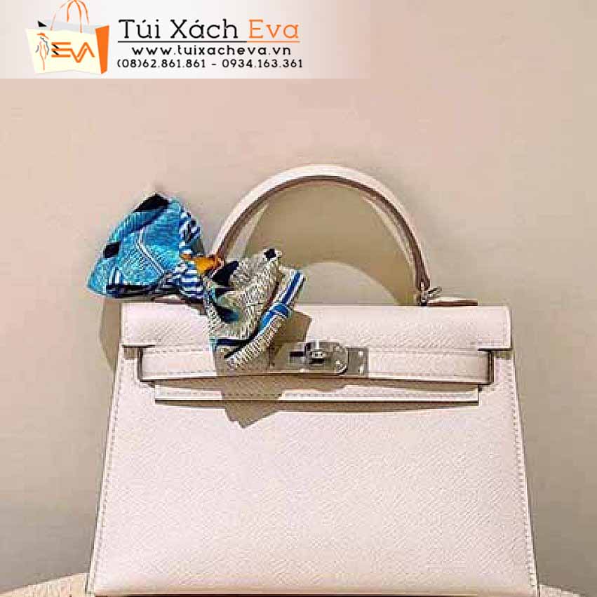 Túi Xách Hermes Kelly Bag Siêu Cấp Màu Trắng Đẹp.