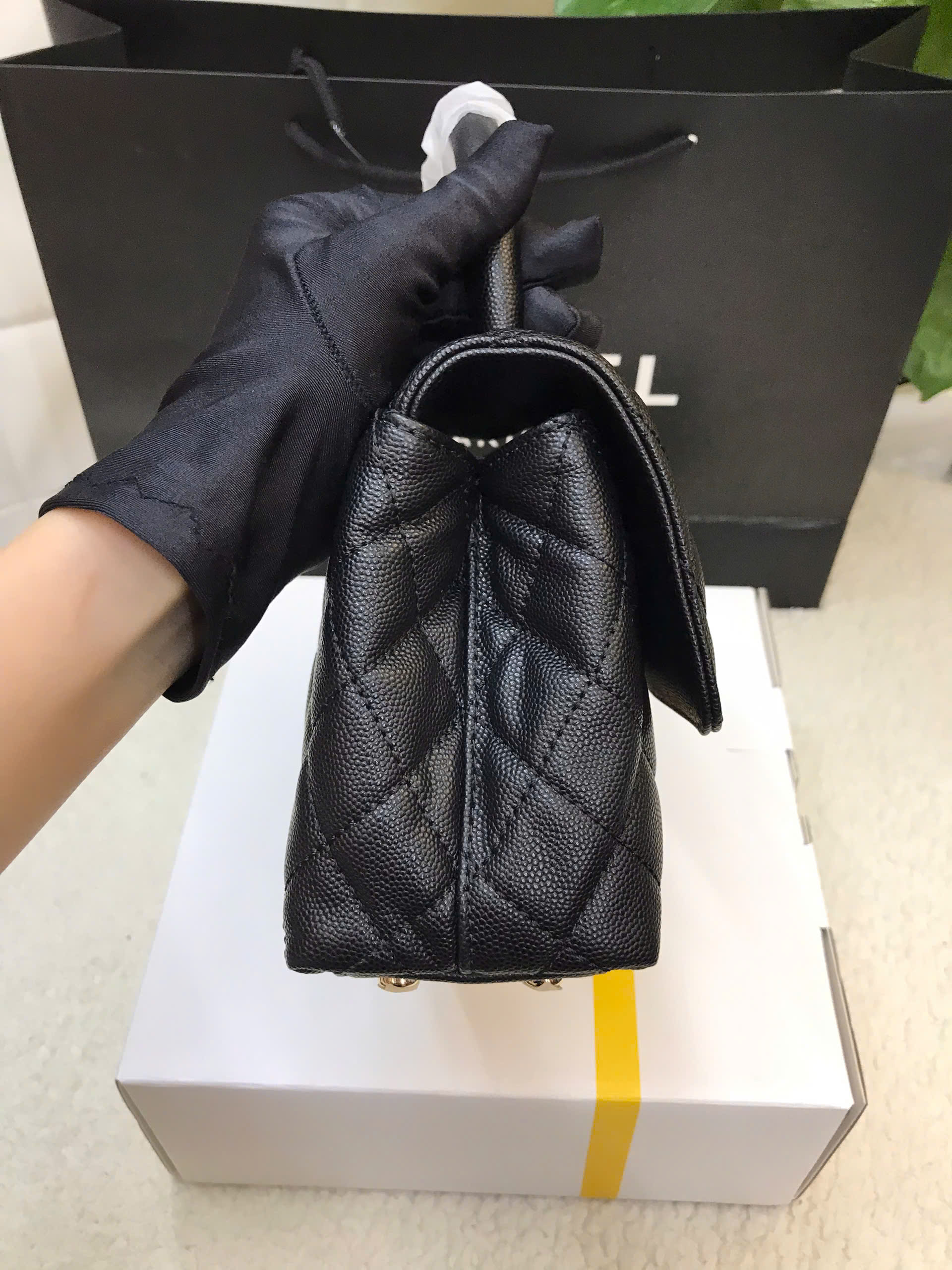 Túi Chanel Mini  Coco Siêu Cấp Màu Đen Size 24cm