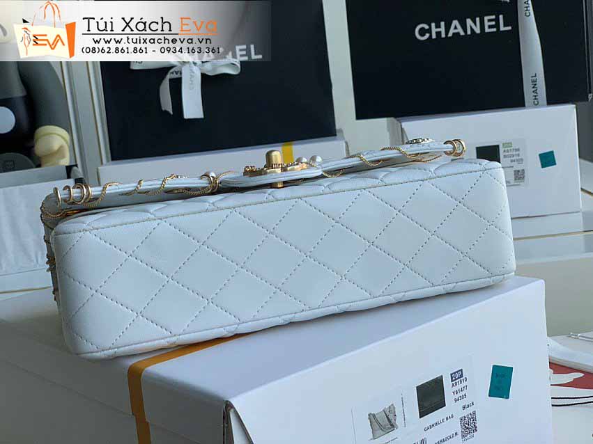 Túi Xách Chanel Bling Bling Bag Siêu Cấp Màu Trắng Đẹp.