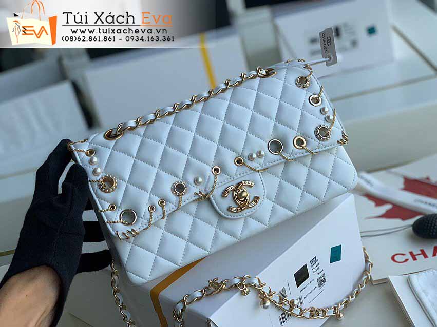 Túi Xách Chanel Bling Bling Bag Siêu Cấp Màu Trắng Đẹp.