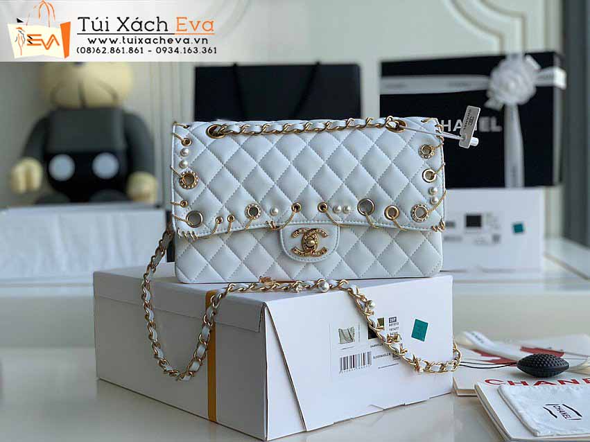 Túi Xách Chanel Bling Bling Bag Siêu Cấp Màu Trắng Đẹp.