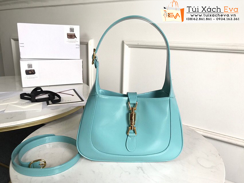 Túi Xách Gucci Jackie Bag Siêu Cấp Màu Xanh Đẹp M636709.