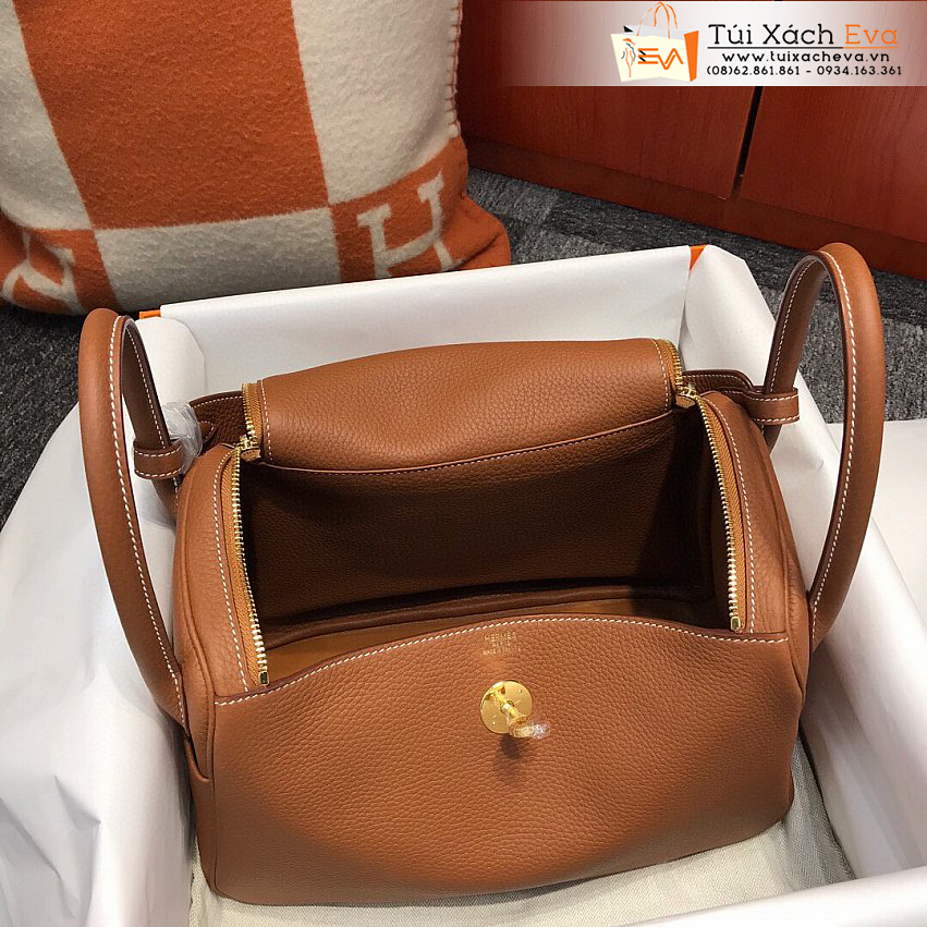 Túi Xách Hermes Lindy Bag Siêu Cấp Màu Nâu Đẹp Mck37.