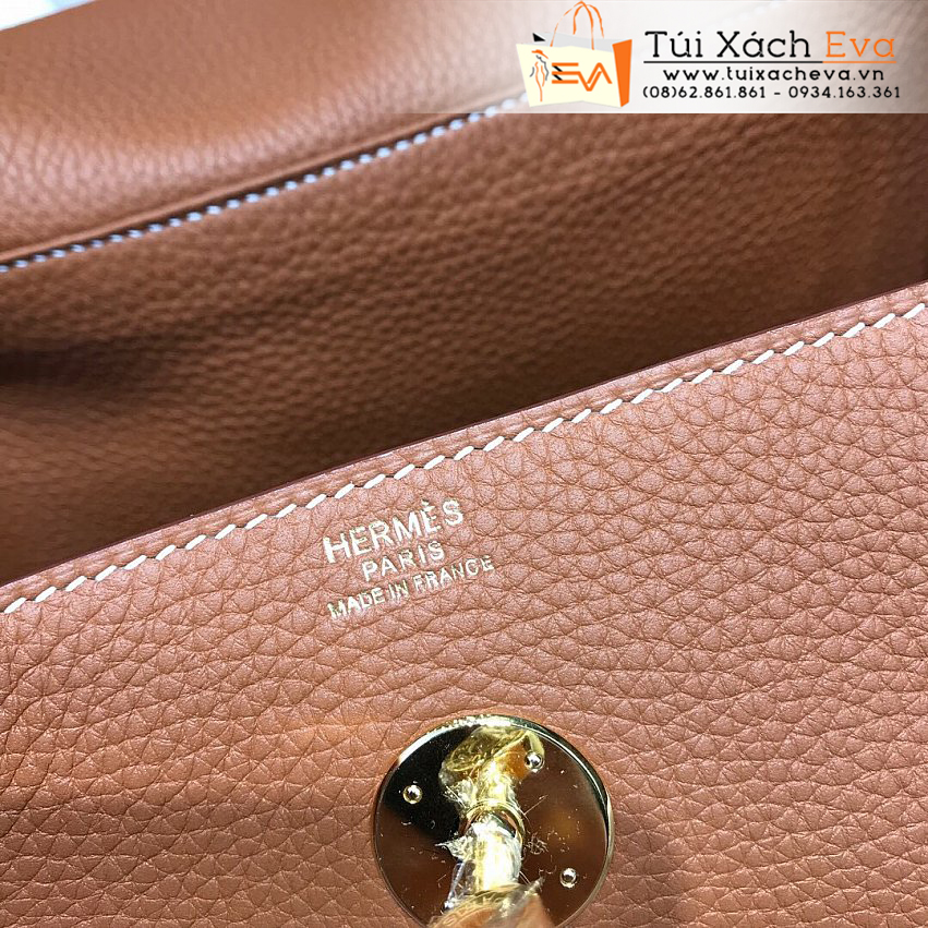 Túi Xách Hermes Lindy Bag Siêu Cấp Màu Nâu Đẹp Mck37.