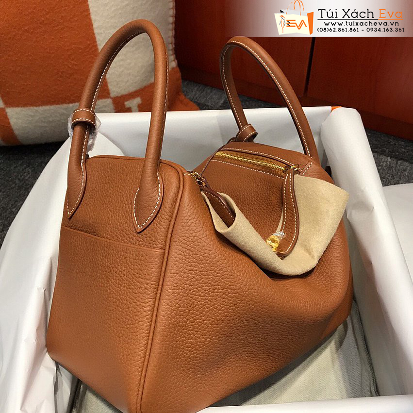 Túi Xách Hermes Lindy Bag Siêu Cấp Màu Nâu Đẹp Mck37.