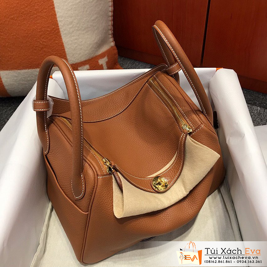 Túi Xách Hermes Lindy Bag Siêu Cấp Màu Nâu Đẹp Mck37.