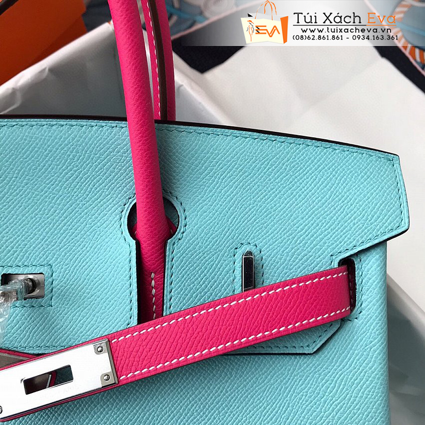 Túi Xách Hermes Birkin Bag Siêu Cấp Màu Xanh Đẹp.