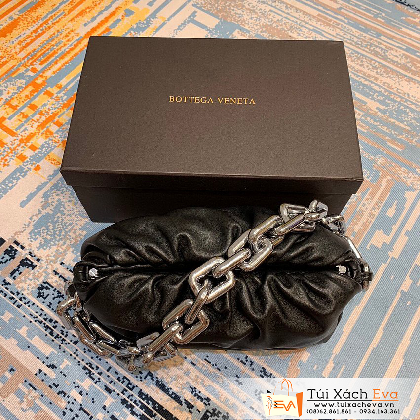 Túi Xách Bottega Veneta The Chain Pouch Bag Siêu Cấp Màu Đen Đẹp.