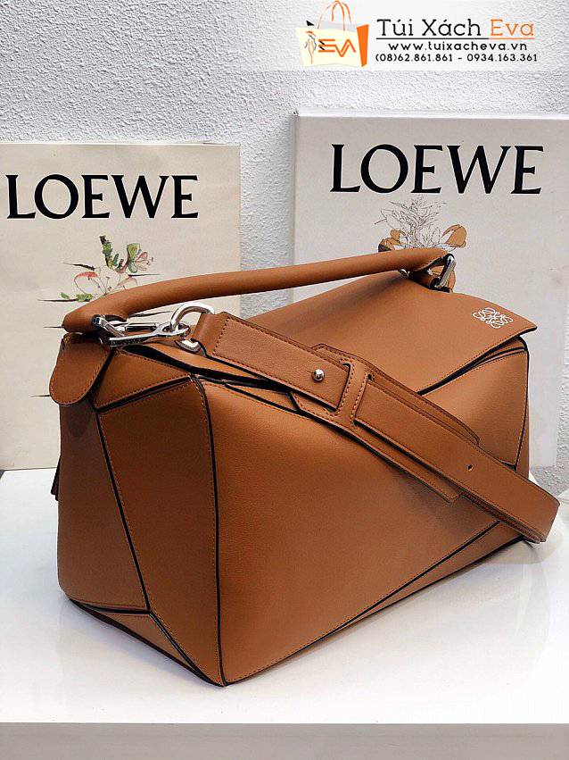 Túi Xách Loewe Puzzle Bag Siêu Cấp Màu Nâu Đẹp M10170.