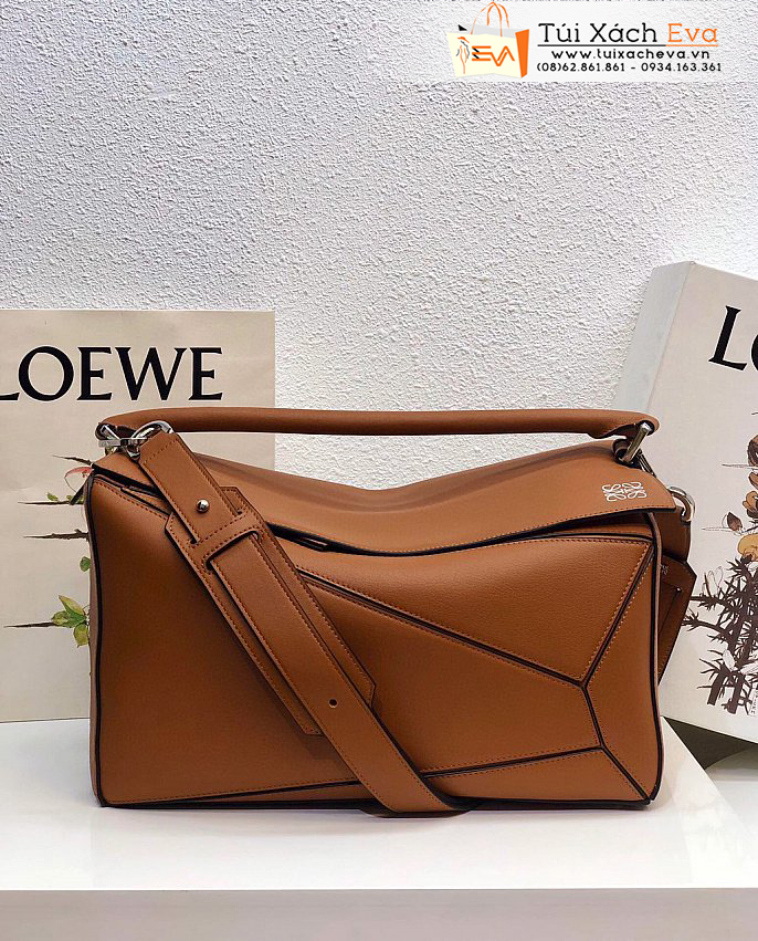 Túi Xách Loewe Puzzle Bag Siêu Cấp Màu Nâu Đẹp M10170.