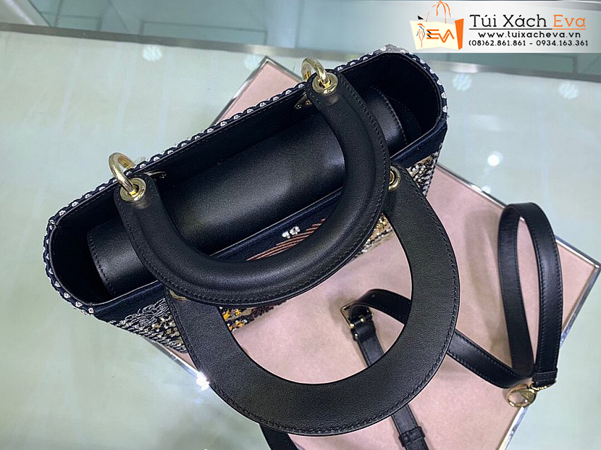 Túi Xách Dior Lady Bag Siêu Cấp Màu Đen Đẹp M0565.