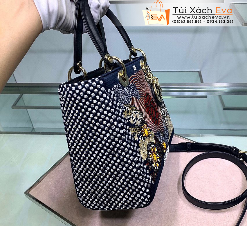 Túi Xách Dior Lady Bag Siêu Cấp Màu Đen Đẹp M0565.