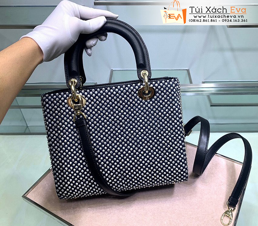 Túi Xách Dior Lady Bag Siêu Cấp Màu Đen Đẹp M0565.