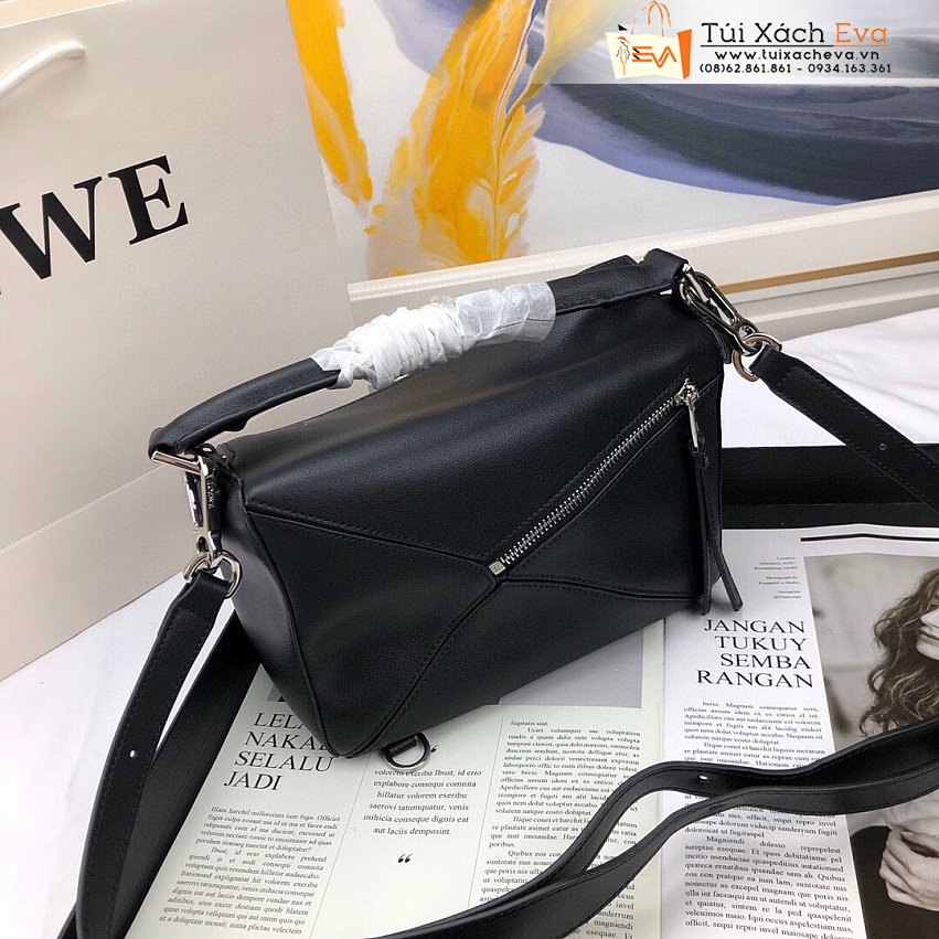 Túi Xách Loewe Puzzle Large Bag SIêu Cấp Màu Đen Đẹp M152.