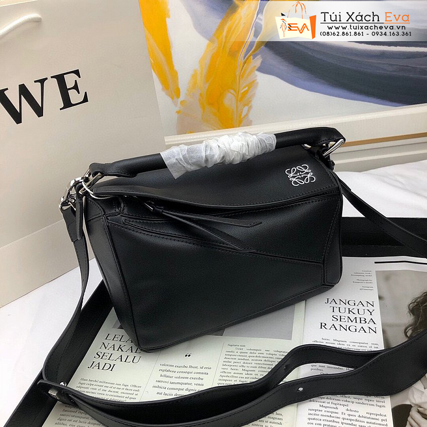 Túi Xách Loewe Puzzle Large Bag SIêu Cấp Màu Đen Đẹp M152.