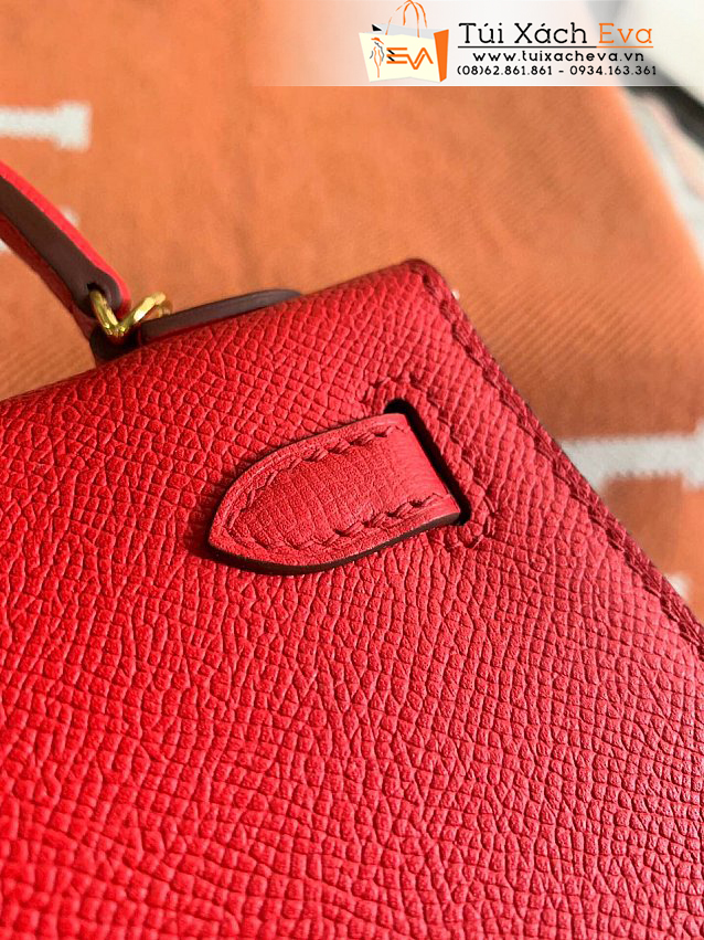 Túi Xách Hermes Epsom Bag Siêu Cấp Màu Đỏ Đẹp.