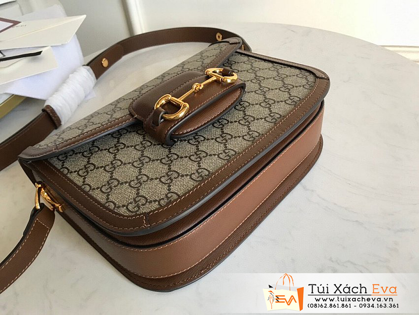 Túi Xách Gucci Horsebit Bag Siêu Cấp Màu Nâu Đẹp M602204.