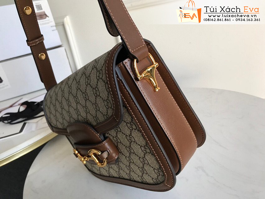 Túi Xách Gucci Horsebit Bag Siêu Cấp Màu Nâu Đẹp M602204.