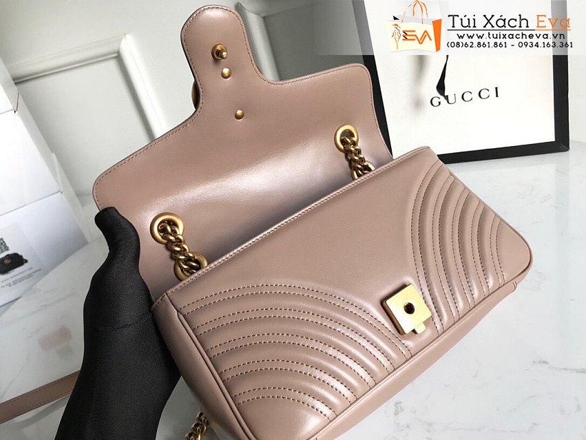 Túi Xách Gucci Marmont Bag Siêu Cấp Màu Da Đẹp M443497.