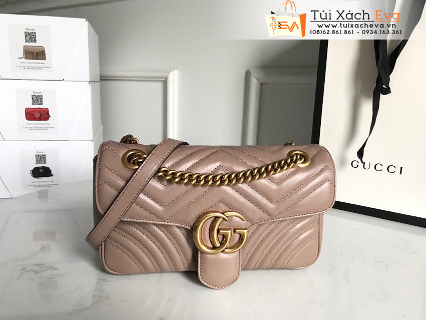 Túi Xách Gucci Marmont Bag Siêu Cấp Màu Da Đẹp M443497.