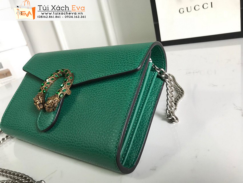 Túi Xách Gucci Bacchus Bag Siêu Cấp Màu Xanh Đẹp M401231.