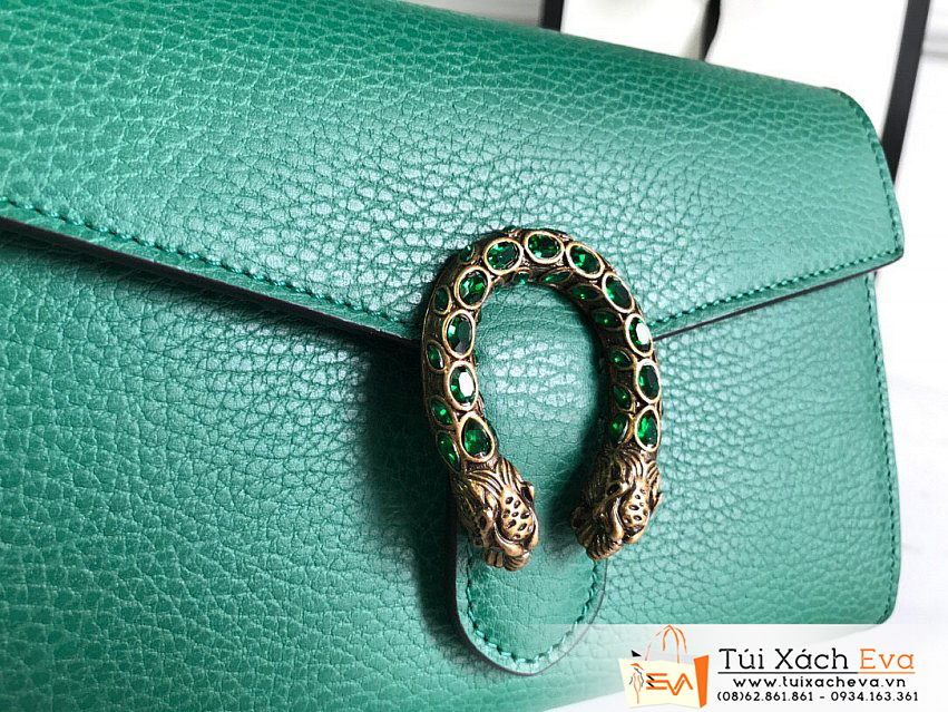 Túi Xách Gucci Bacchus Bag Siêu Cấp Màu Xanh Đẹp M401231.