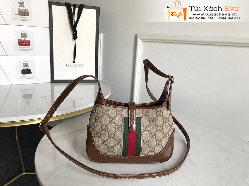 Túi Xách Gucci Jackie Kennedy Bag Siêu Cấp Màu Nâu Đẹp M637092.