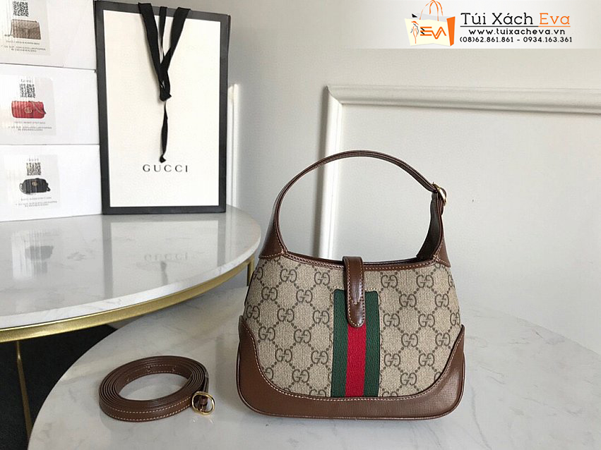 Túi Xách Gucci Jackie Kennedy Bag Siêu Cấp Màu Nâu Đẹp M637092.