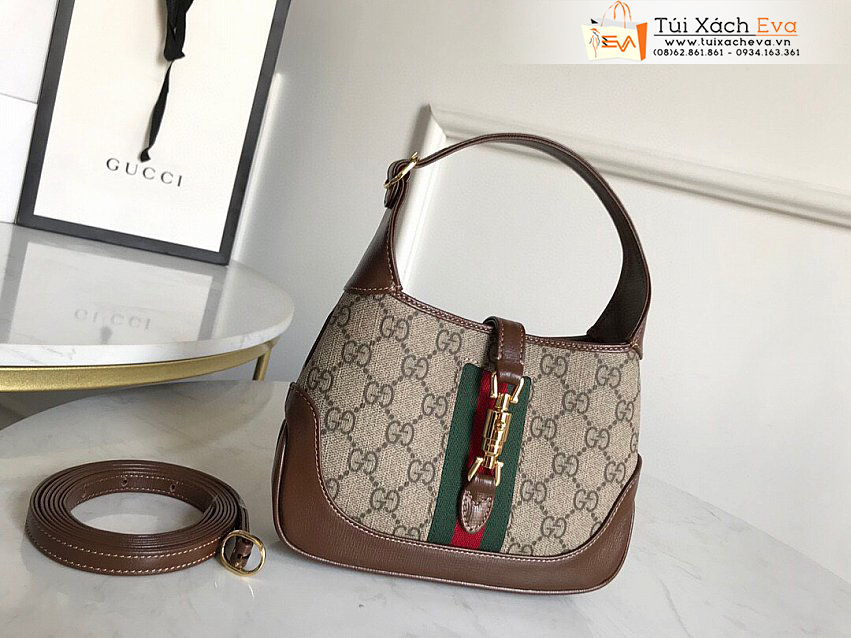 Túi Xách Gucci Jackie Kennedy Bag Siêu Cấp Màu Nâu Đẹp M637092.