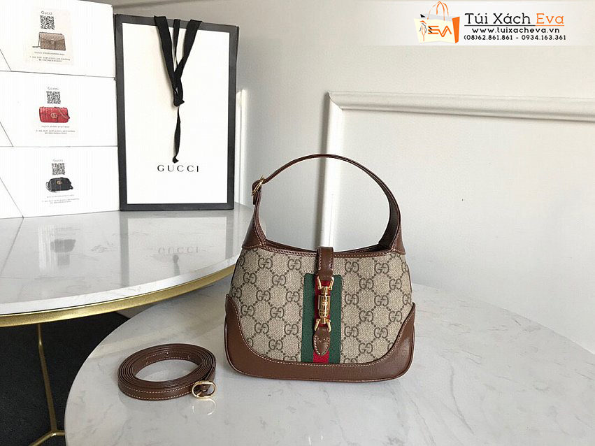 Túi Xách Gucci Jackie Kennedy Bag Siêu Cấp Màu Nâu Đẹp M637092.