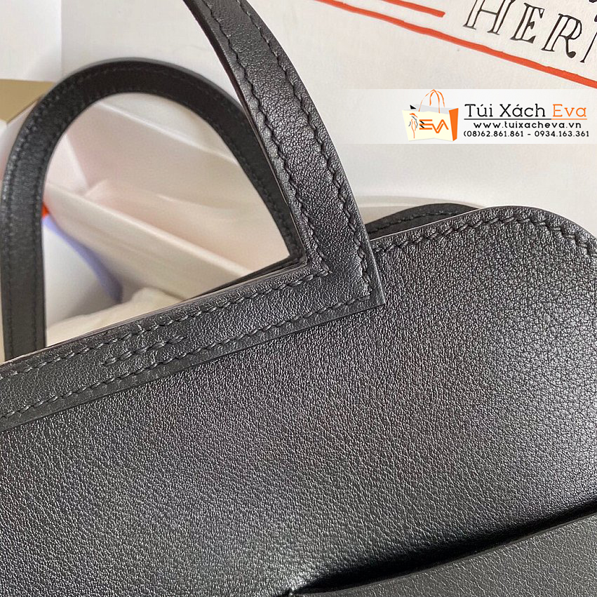 Túi Xách Hermes Halzan Mini Bag SIêu Cấp Màu Đen Đẹp.