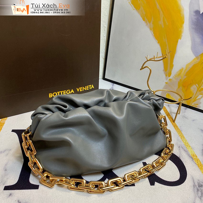 Túi Xách Bottega Veneta The Chain Pouch Bag Siêu Cấp Màu Xám Đẹp.