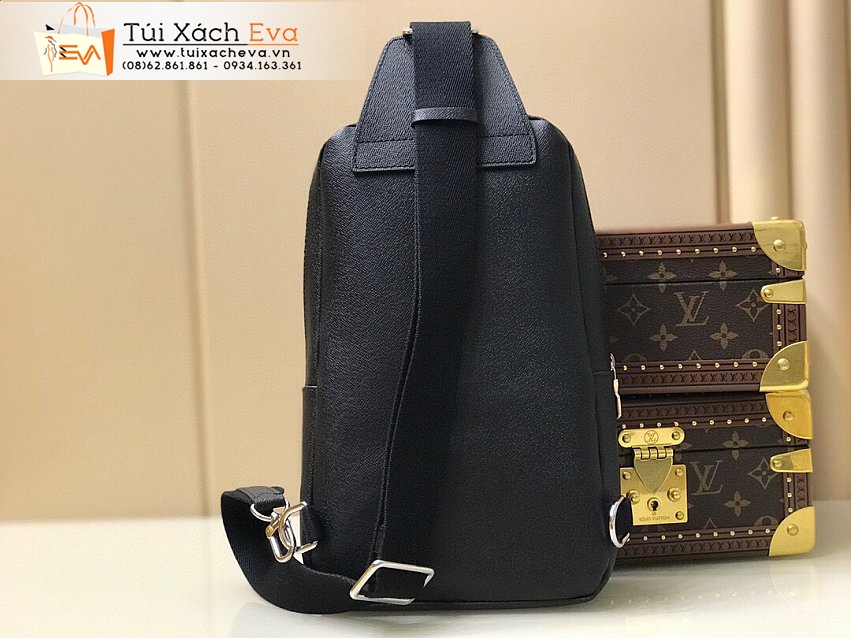 Túi Đeo Bao Tử Lv Bag Siêu Cấp Màu Đen Phối Hồng Xanh Đẹp.