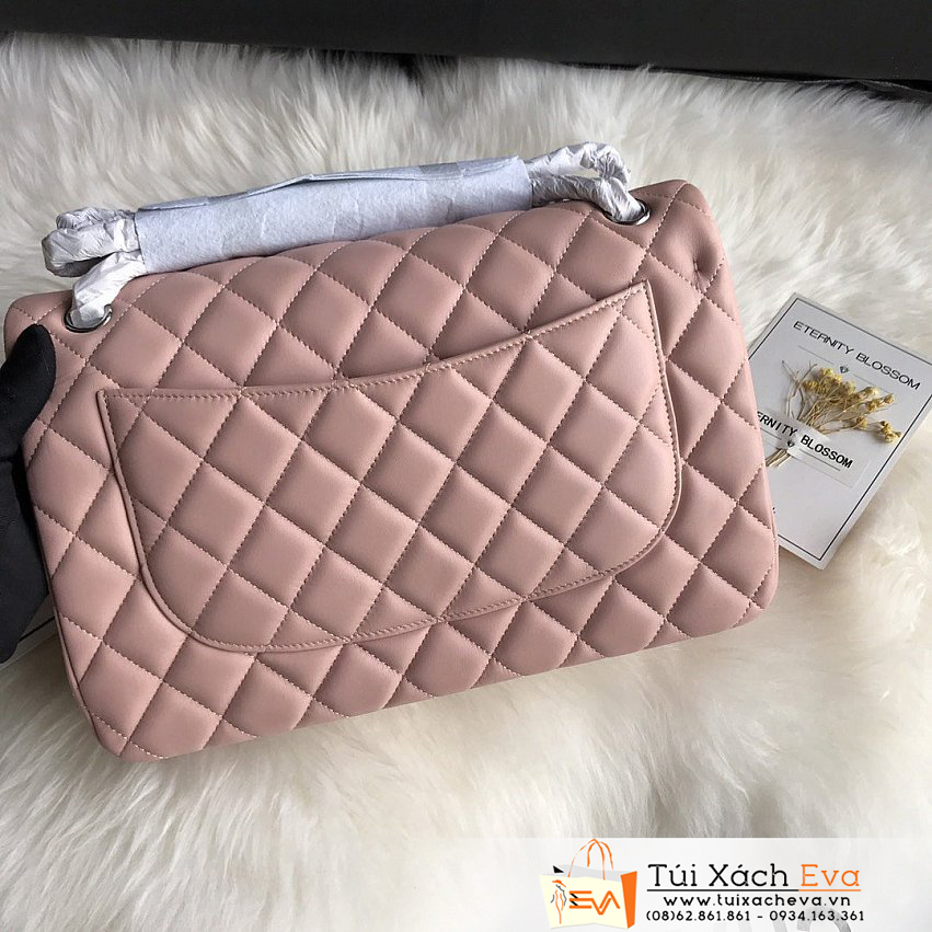 Túi Xách Chanel Classic Flap Midium Bag Siêu Cấp Màu Hồng Đẹp.