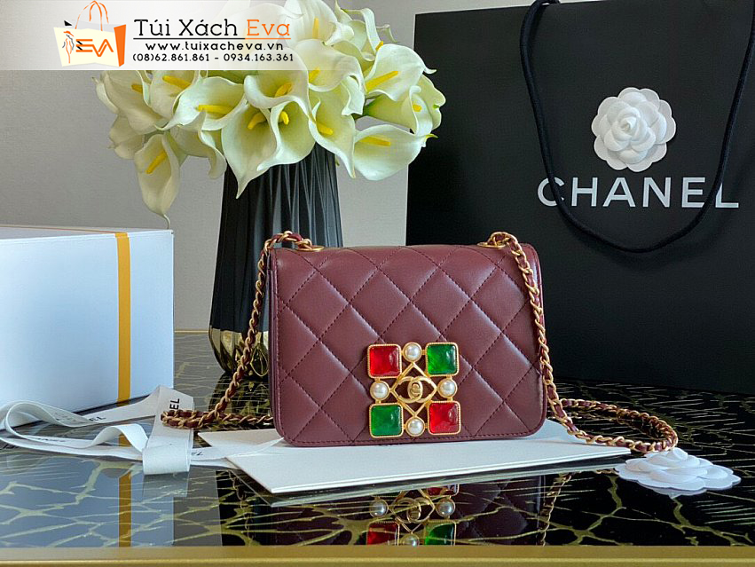 Túi Xách Chanel Leboy Bag Siêu Cấp Màu Đỏ Đẹp.