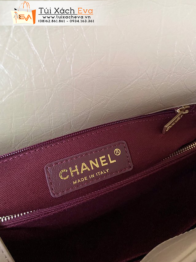 Túi Xách Chanel Bag Siêu Cấp Màu Kem Đẹp M92991.