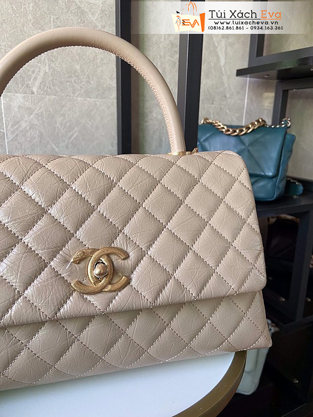 Túi Xách Chanel Bag Siêu Cấp Màu Kem Đẹp M92991.