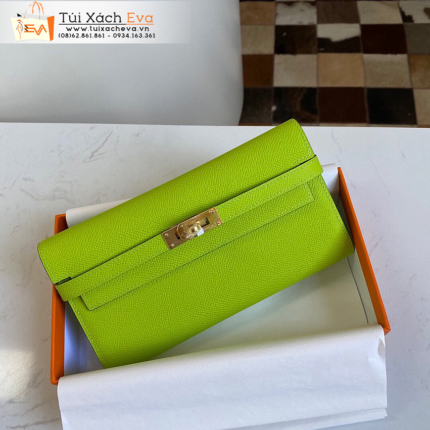 Túi Xách Hermes Kelly Bag Siêu Cấp Màu Xanh Đẹp.