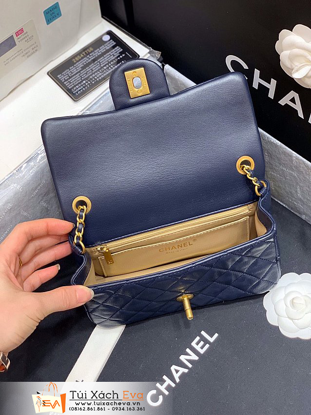 Túi Xách Chanel Bag Siêu Cấp Màu Xanh Đẹp M28600.